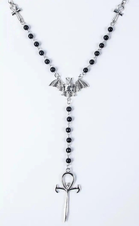 Bloodletting Rosary Necklace