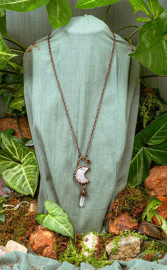 Selene Necklace | Clear Quartz